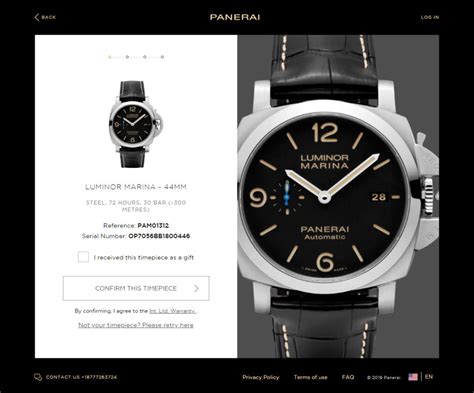 panerai warranty extension|ww panerai warranty.